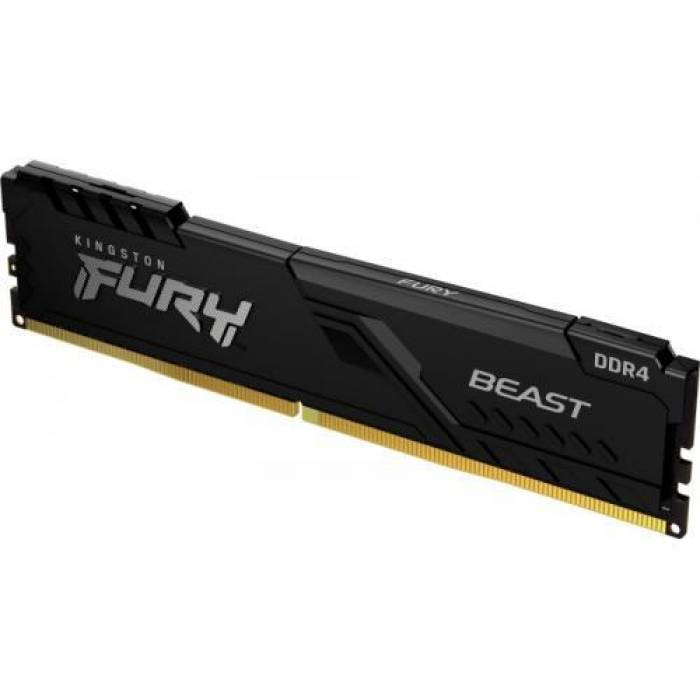 Memorie Kingston FURY Beast 16GB, DDR4-2666, CL16