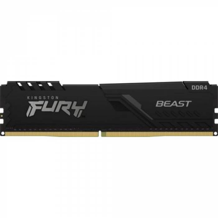Memorie Kingston FURY Beast 8GB, DDR4-3600Mhz, CL17