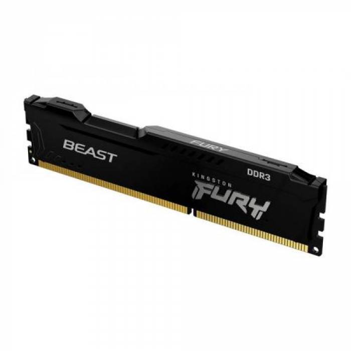 Memorie Kingston FURY Beast Black 4GB, DDR3-1866Mhz, CL10