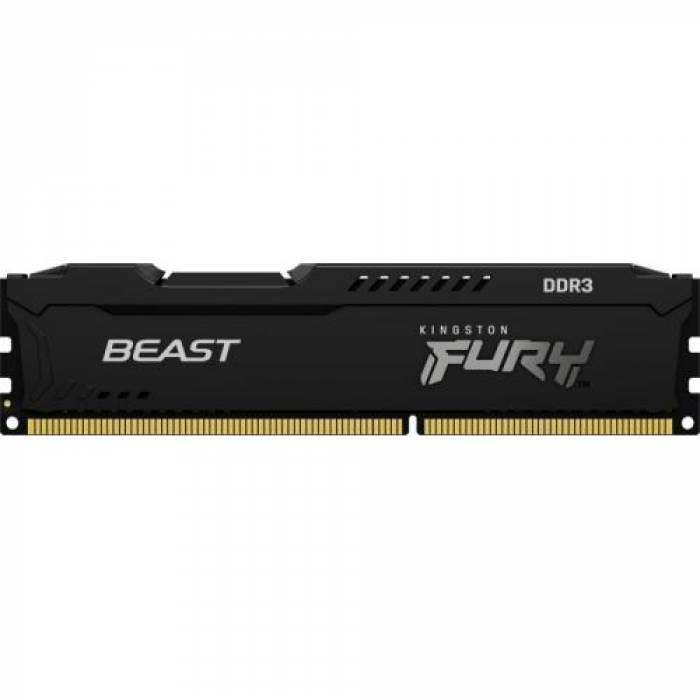 Memorie Kingston FURY Beast Black 8GB, DDR3-1866Mhz, CL10