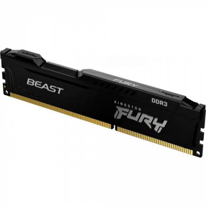 Memorie Kingston FURY Beast Black 8GB, DDR3-1866Mhz, CL10