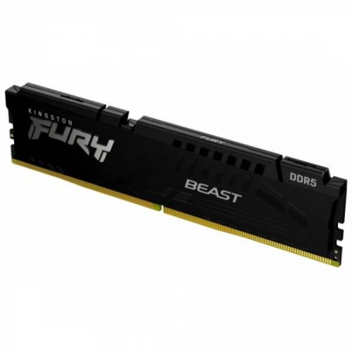 Memorie Kingston Fury Beast Black AMD EXPO, 8GB, DDR5-6000MHz, CL36