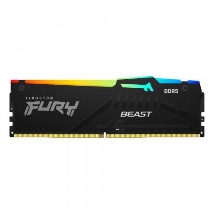 Memorie Kingston Fury Beast RGB 16GB, DDR5-5600MHz, CL36