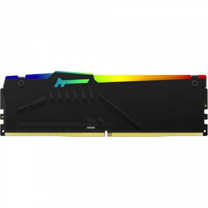 Memorie Kingston FURY Beast RGB, 16GB, DDR5-6000MHz, CL40