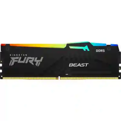 Memorie Kingston FURY Beast RGB, 32GB, DDR5-5200MHz, CL40