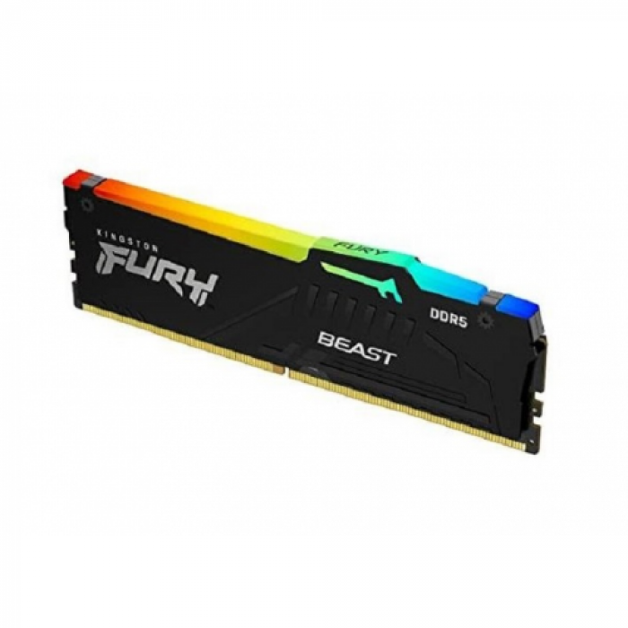 Memorie Kingston Fury Beast RGB AMD EXPO, 32GB, DDR5-5200MHz, CL36