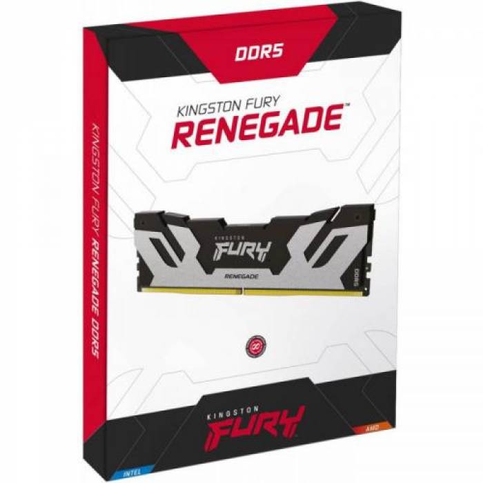 Memorie Kingston FURY Renegade, 64GB, DDR5-6000MHz, CL32, Dual Channel