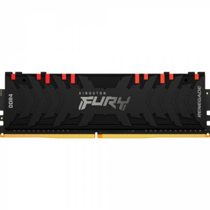 Memorie Kingston FURY Renegade RGB 8GB, DDR4-3200Mhz, CL16