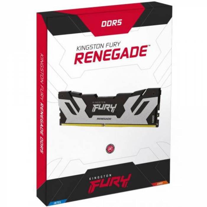 Memorie Kingston Fury Renegade Silver 16GB, DDR5-6000Mhz, CL32