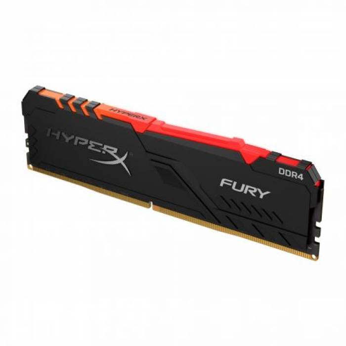 Memorie Kingston HyperX FURY RGB, 16GB, DDR4-3000MHz, CL15