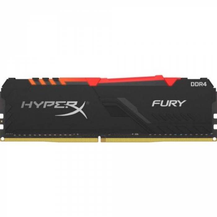 Memorie Kingston HyperX FURY RGB, 8GB, DDR4-3000MHz, CL15