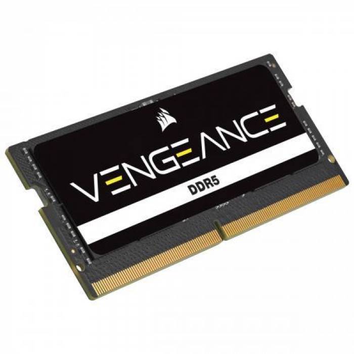 Memorie SO-DIMM Corsair Vengeance 32GB, DDR5-4800MHz, CL40