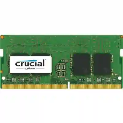 Memorie SO-DIMM Crucial, 8GB, DDR4-2400MHz, 1.2v, CL17, Single Ranked x8