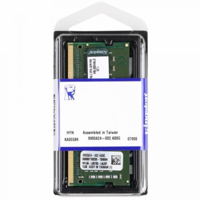 Memorie SO-DIMM Kingston 4GB, DDR4-2400MHz, CL17