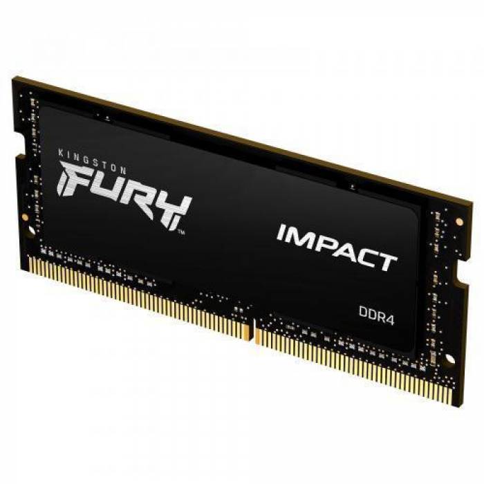 Memorie SO-DIMM Kingston FURY Impact 32GB, DDR4-3200MHz, CL20