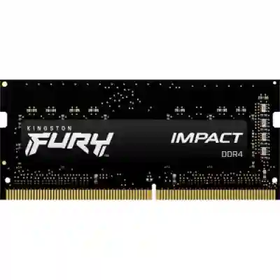 Memorie SO-DIMM Kingston Fury Impact, 8GB, DDR4-2666, CL15