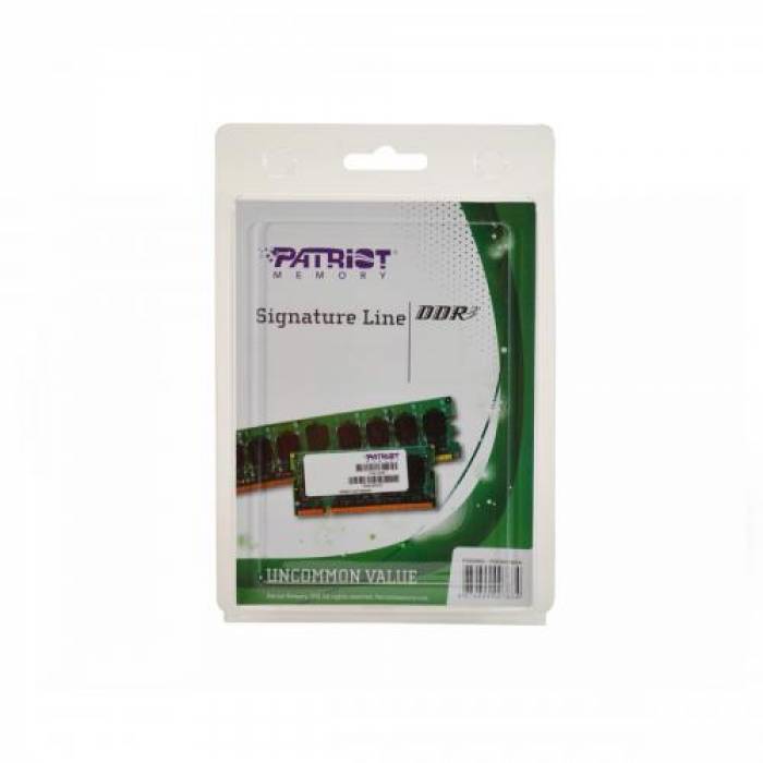 Memorie SO-DIMM Patriot PSD34G160081S 4GB, DDR3-1600 MHz, CL11