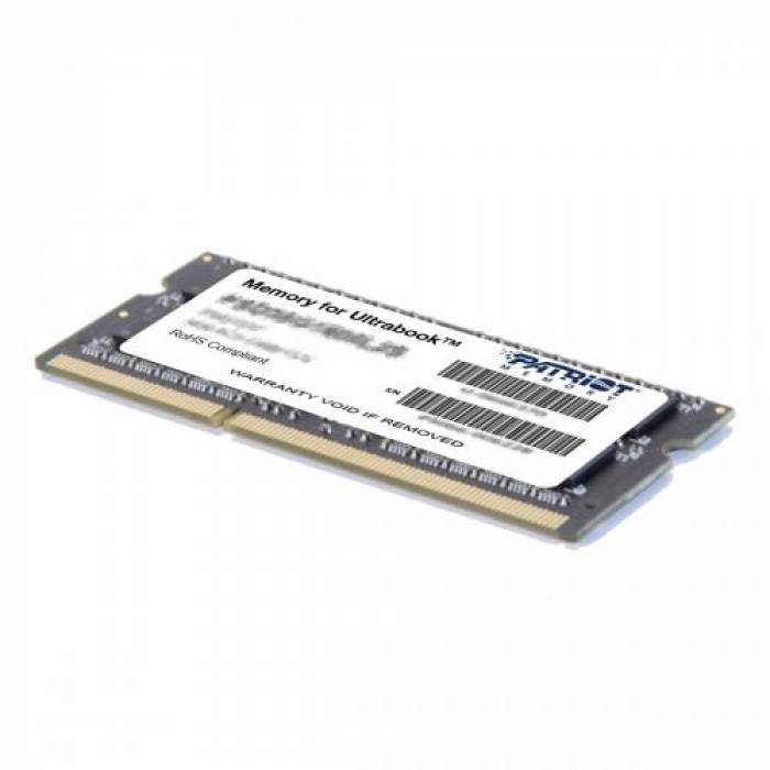 Memorie SO-DIMM Patriot PSD34G1600L2S 4GB, DDR3-1600MHz, CL11