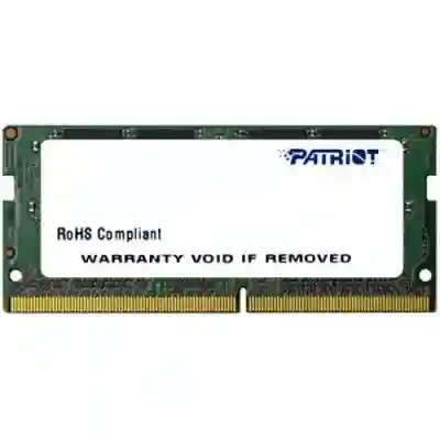 Memorie SO-DIMM Patriot PSD44G240082S 4GB, DDR4-2400MHz, CL17