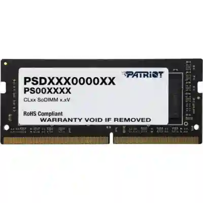 Memorie SO-DIMM Patriot Signature, 8GB, DDR4-2666Mhz, CL19