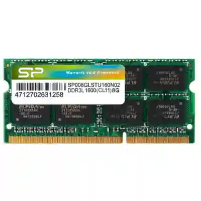 Memorie SO-DIMM Silicon Power 8GB, DDR3-1600MHz, CL11