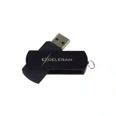 Memorie USB Exceleram P2 16GB, USB 3.0, Black