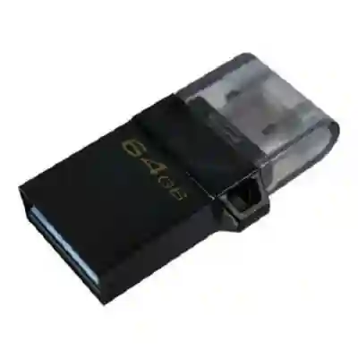 Memorie USB Kingmax KM128GPA07B 128GB, USB 2.0, Black