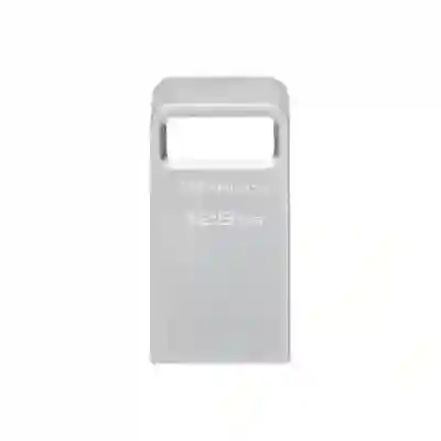 Memorie USB Kingston DataTraveler Micro, 128GB, USB 3.0, Silver