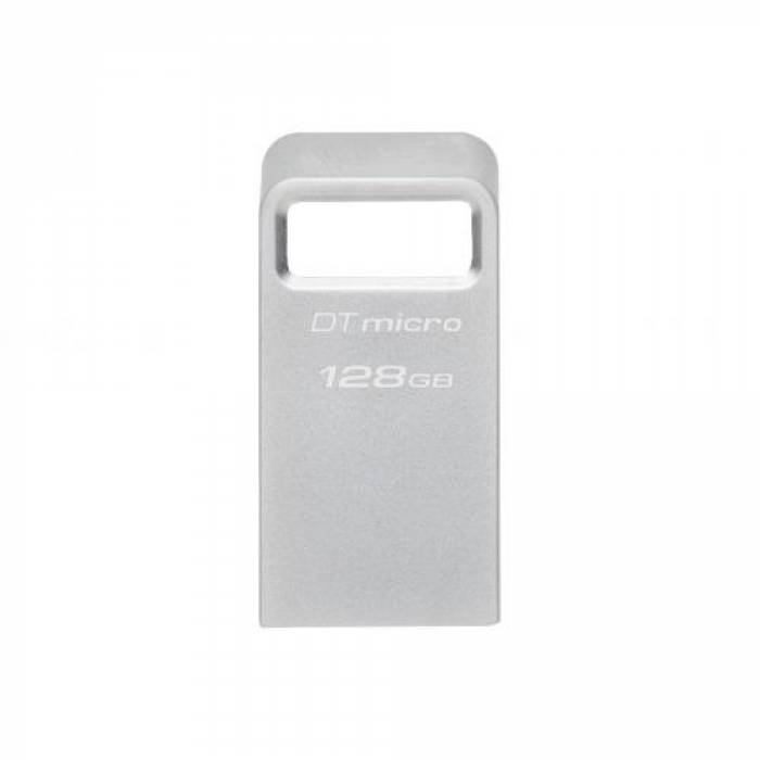 Memorie USB Kingston DataTraveler Micro, 128GB, USB 3.0, Silver