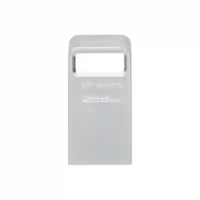 Memorie USB Kingston DataTraveler Micro, 256GB, USB 3.0, Silver