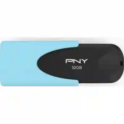 Memorie USB PNY Attache 4 64GB, USB 2.0, Blue