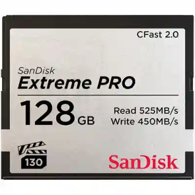 Memory Card CFast 2.0 SanDisk Extreme PRO 128GB