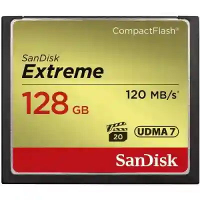Memory Card Compact Flash SanDisk Extreme 128GB