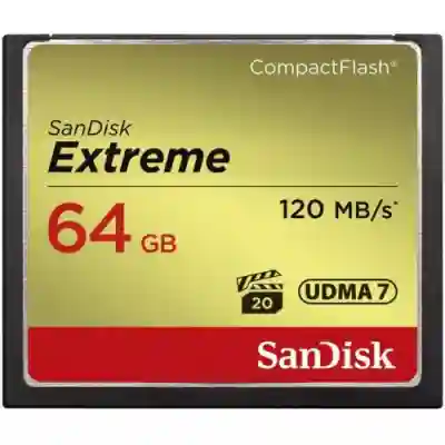 Memory Card Compact Flash SanDisk Extreme 64GB