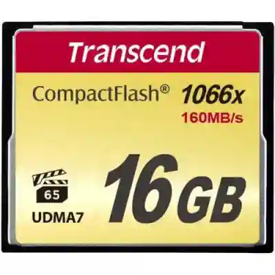 Memory Card Compact Flash Transcend 1000x 16GB