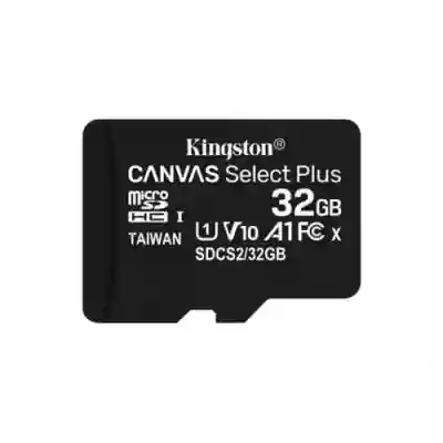 Memory Card microSDHC Kingston Canvas Select Plus 32GB, Class 10, UHS-I U1, V10, A1