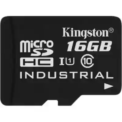 Memory Card microSDHC Kingston Industrial 16GB, Class 10, UHS-I U3, V30, A1