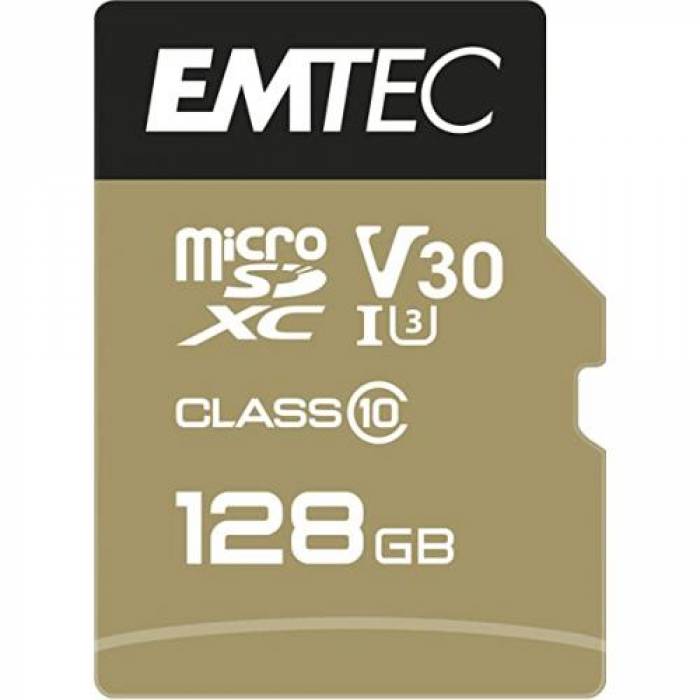 Memory Card microSDXC Emtec SpeedIN Pro 128GB, Class 10, UHS-I U3, V30