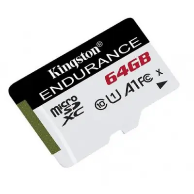 Memory Card microSDXC Kingston High Endurance 64GB, Class 10, UHS-I U1, A1