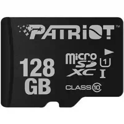 Memory Card microSDXC Patriot LX 128GB, Class 10, UHS-I U1