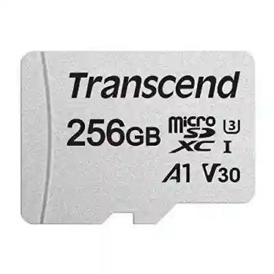 Memory Card microSDXC Transcend 300S 256GB, Class 10, UHS-I U3, V30, A1 + Adaptor SD