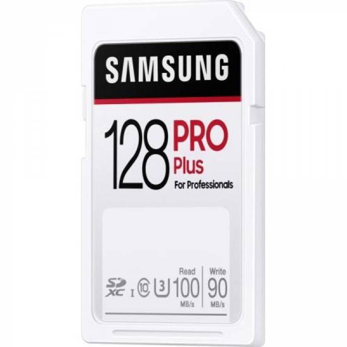 Memory Card SDHC Samsung PRO Plus 128GB, Class 10, UHS-I U3