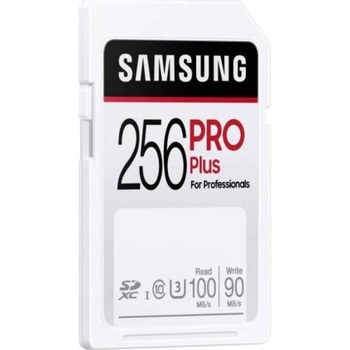 Memory Card SDHC Samsung PRO Plus 256GB, Class 10, UHS-I U3
