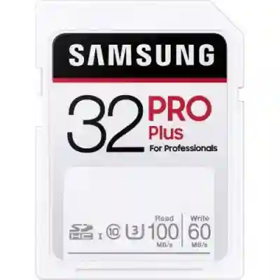 Memory Card SDHC Samsung PRO Plus 32GB, Class 10, UHS-I U3