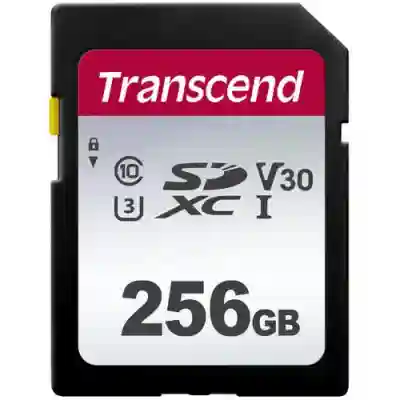 Memory Card SDXC Transcend 300S 256GB, Class 10, UHS-I U3, V30