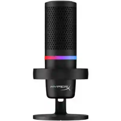 Microfon HP HyperX DuoCast RGB LED, USB, Black