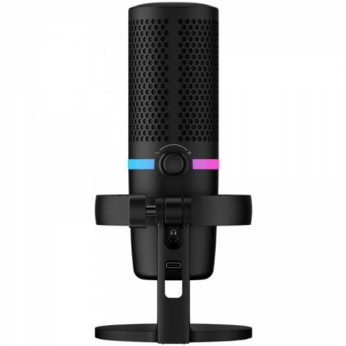 Microfon HP HyperX DuoCast RGB LED, USB, Black