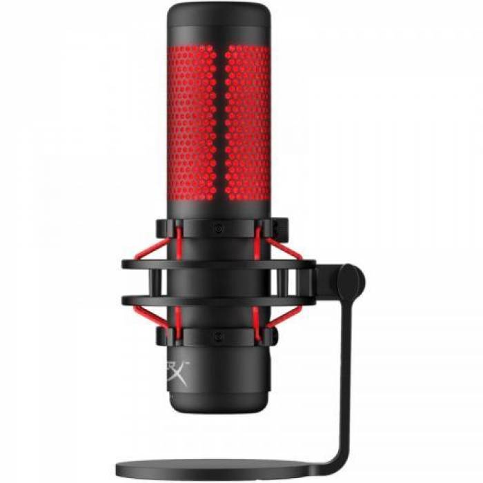 Microfon HP HyperX QuadCast, Black-Red