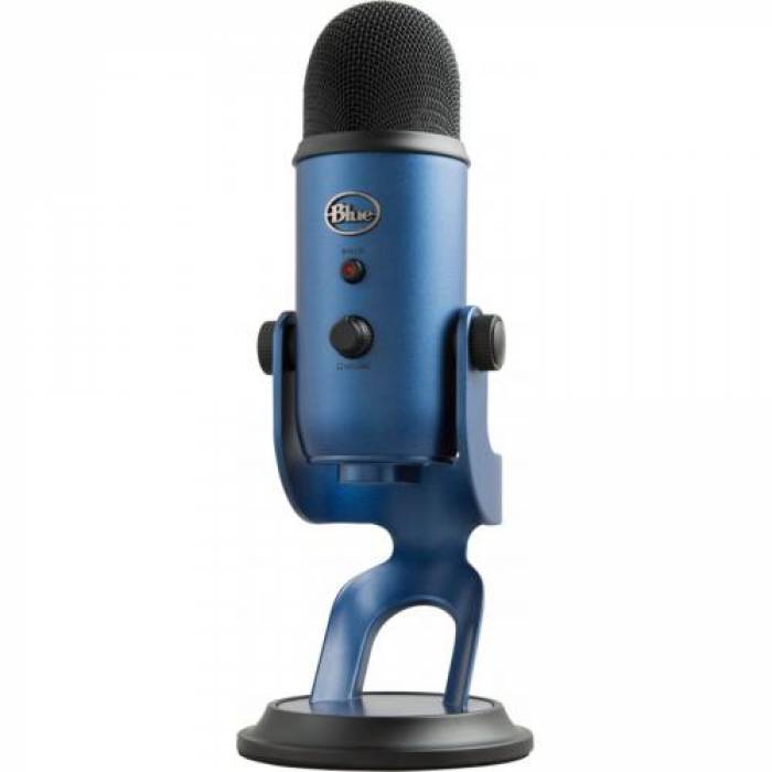 Microfon Logitech Yeti, USB, Midnight Blue