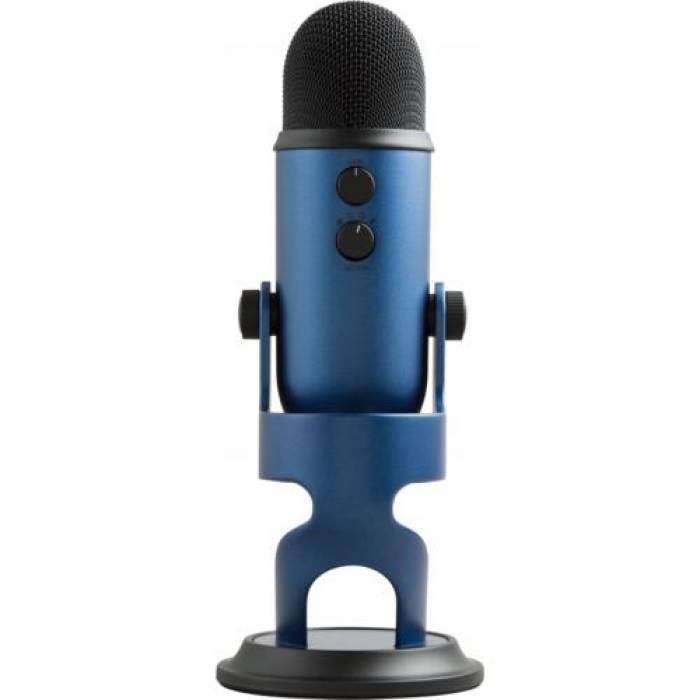 Microfon Logitech Yeti, USB, Midnight Blue